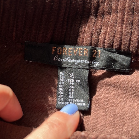 Forever21 Corduroy Mini Skirt - Picture 5 of 7